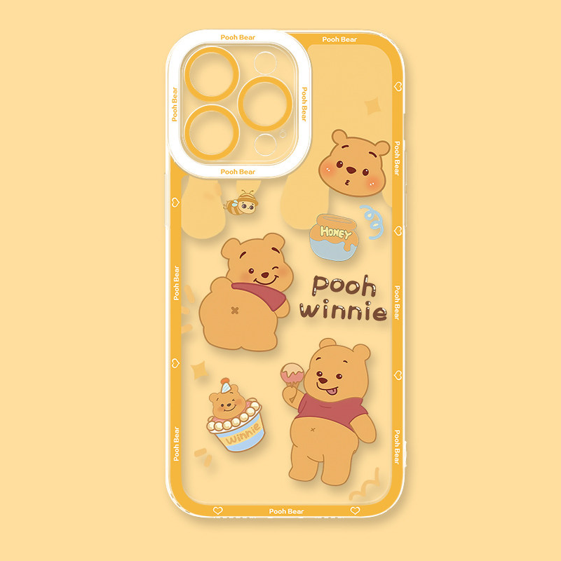 Pooh Bear小熊維尼 天使眼透明手機殼