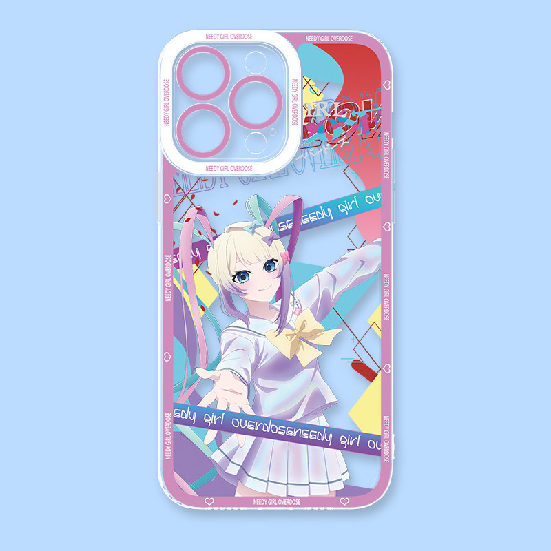 主播女孩重度依賴天使眼透明手機殼