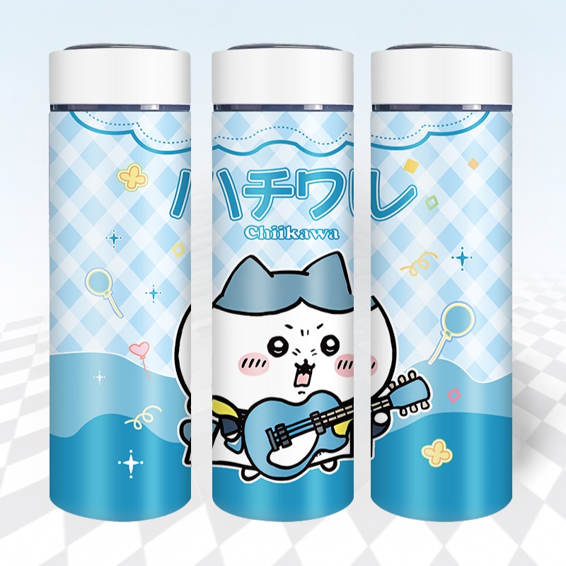 吉伊卡哇大容量便攜智能溫顯保溫杯