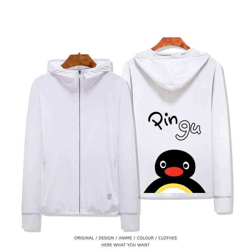 企鵝家族PINGU表情包 夏季通勤冰絲速乾涼感防曬外套