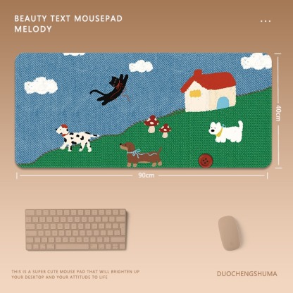 可愛卡通 主題桌墊 布質滑鼠墊-ZUIHANG SHOP