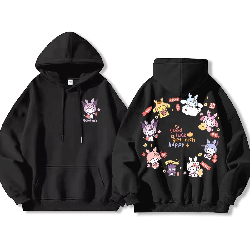 三麗鷗新款 親子情侶男女款連帽衛衣-ZUIHANG SHOP