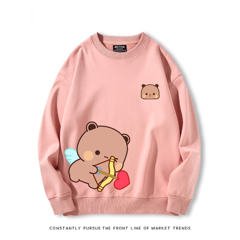 一二布布 秋冬新款 親子情侶裝圓領長袖