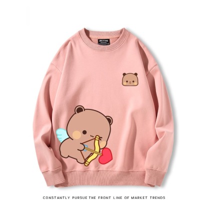 一二布布 秋冬新款 親子情侶裝圓領長袖