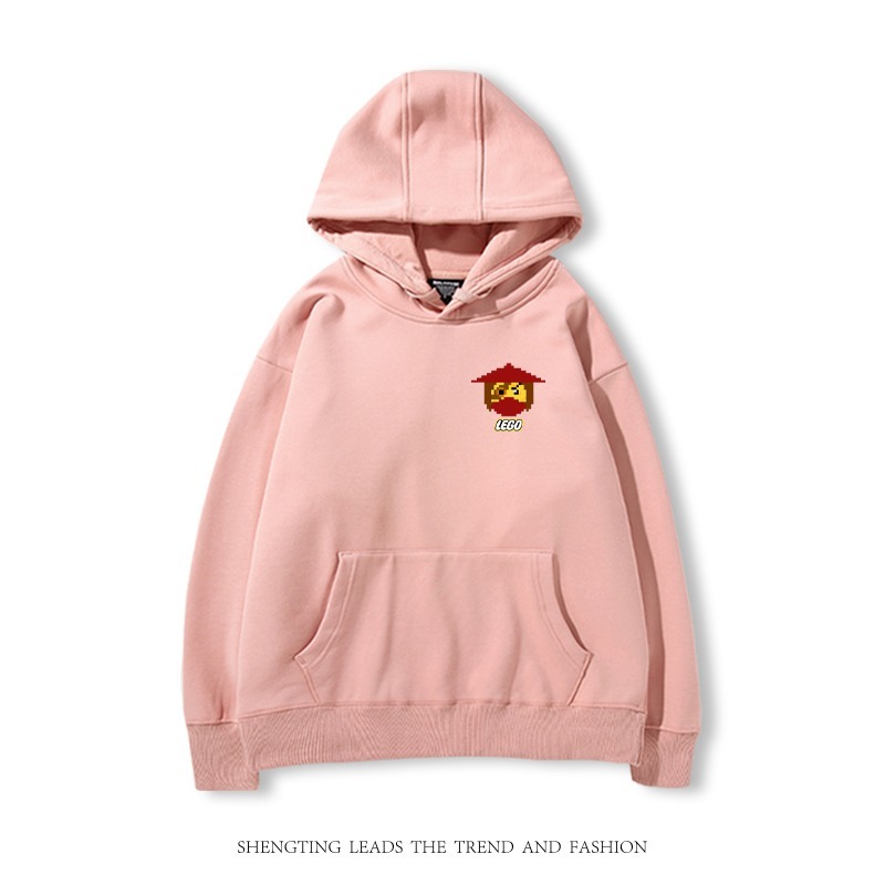 樂高積木 2025秋冬新款 親子情侶裝連帽衛衣