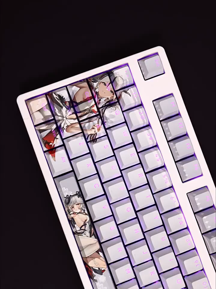 鸣潮椿透光RGB108鍵標準配列衛星軸鍵帽
