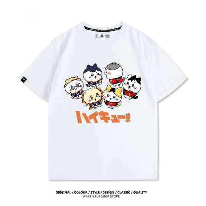 排球少年Xchiikawa 印花短袖T恤-ZUIHANG SHOP