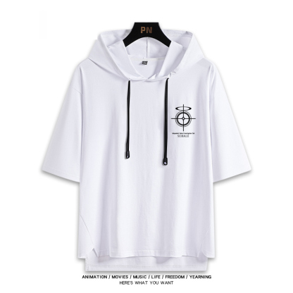 蔚藍檔案 鬼方佳代子 連帽短袖T恤-ZUIHANG SHOP