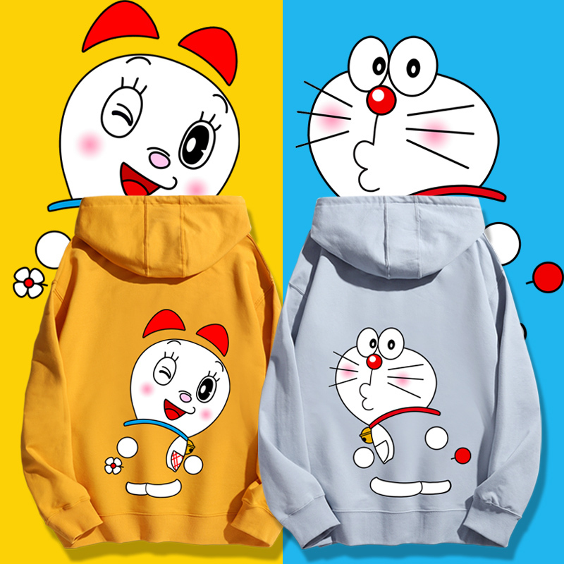 叮噹貓新款 親子情侶男女款連帽衛衣-ZUIHANG SHOP