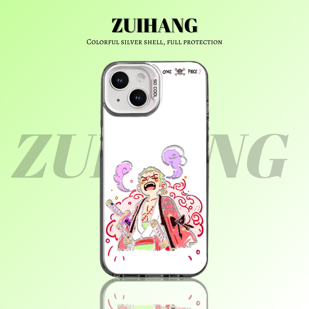海賊王彩銀線條漸變防摔手機殼-ZUIHANG SHOP