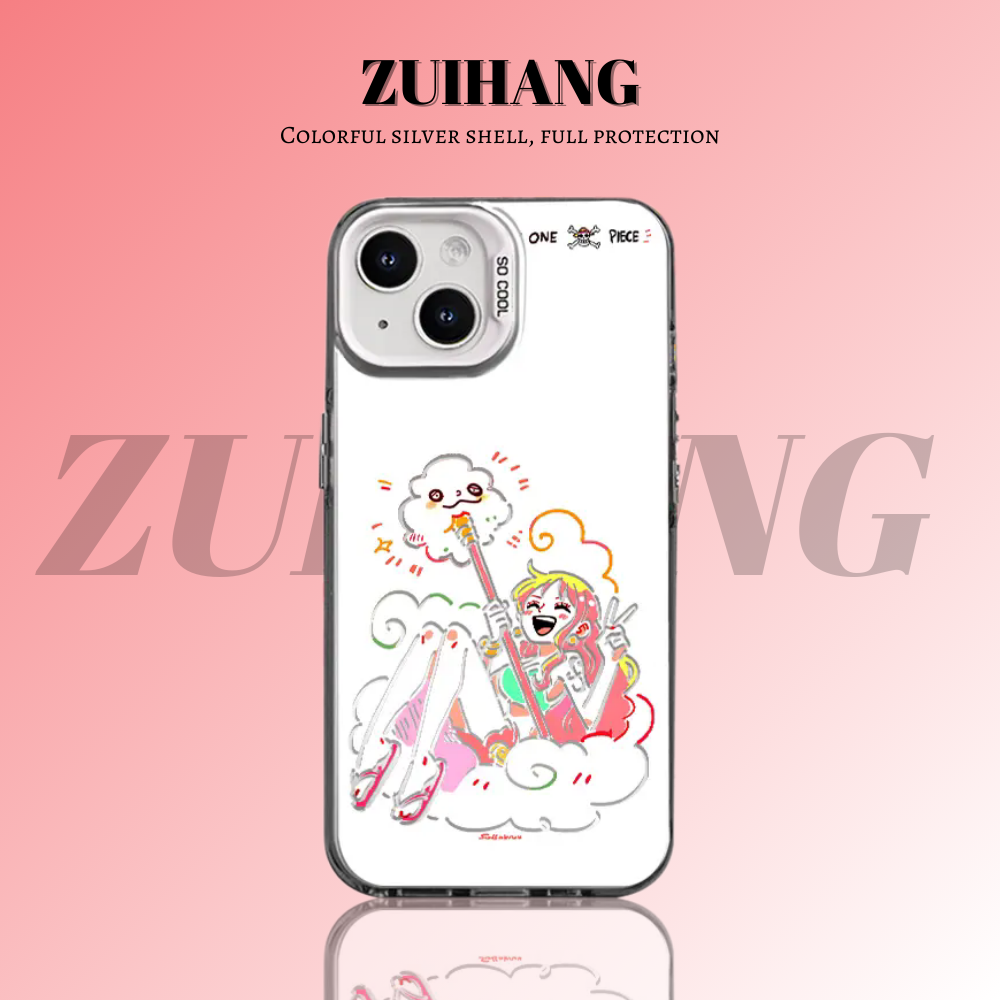 海賊王彩銀線條漸變防摔手機殼-ZUIHANG SHOP