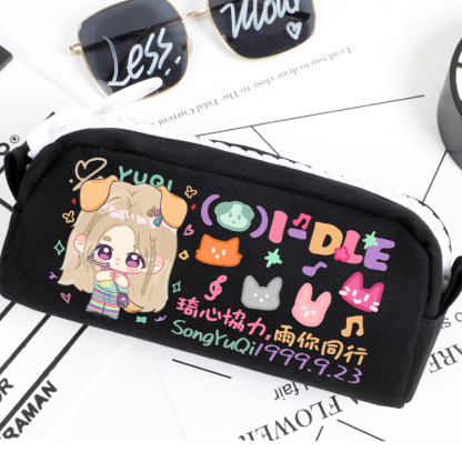 (G)I-DLE 專輯應援 同人筆袋收納文具盒-ZUIHANG SHOP