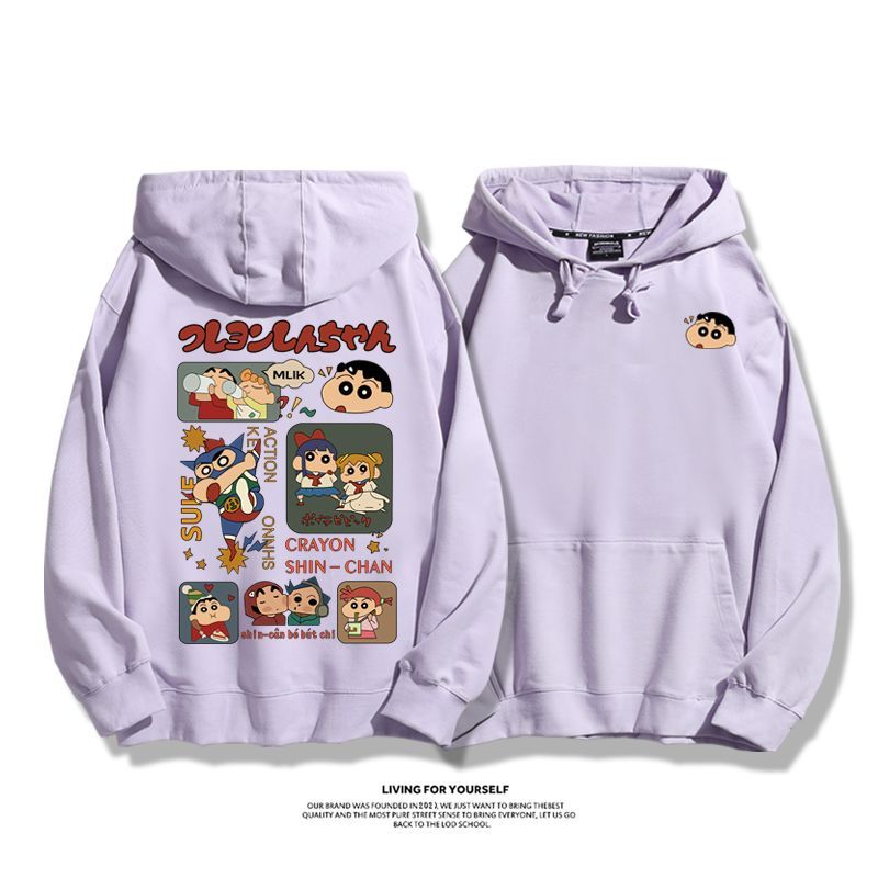 蠟筆小新新款 親子情侶男女款連帽衛衣-ZUIHANG SHOP