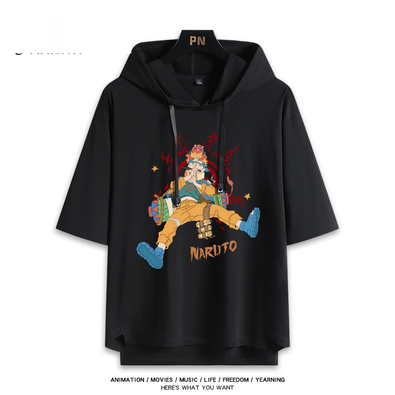 火影忍者 連帽短袖T恤