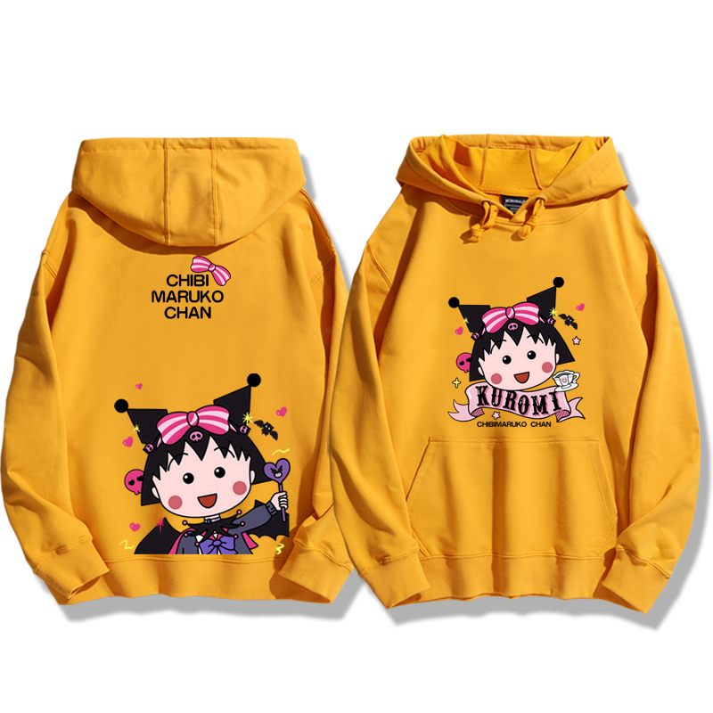 櫻桃小丸子聯名新款 親子情侶男女款連帽衛衣-ZUIHANG SHOP