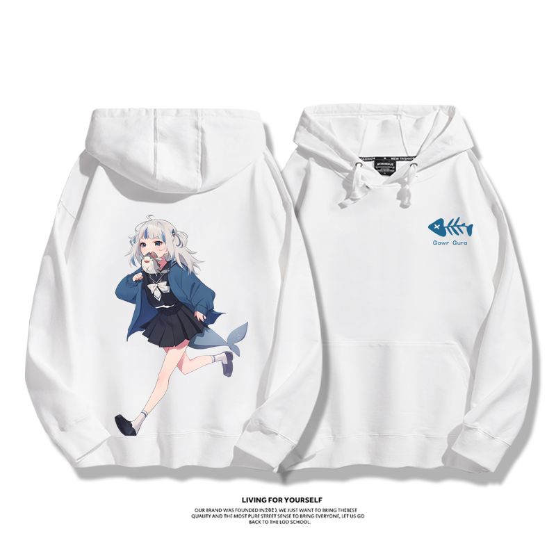 Gawr Gura 2025秋冬新款 親子情侶男女連帽衛衣-ZUIHANG SHOP