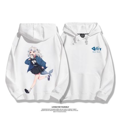 Gawr Gura 2025秋冬新款 親子情侶男女連帽衛衣-ZUIHANG SHOP