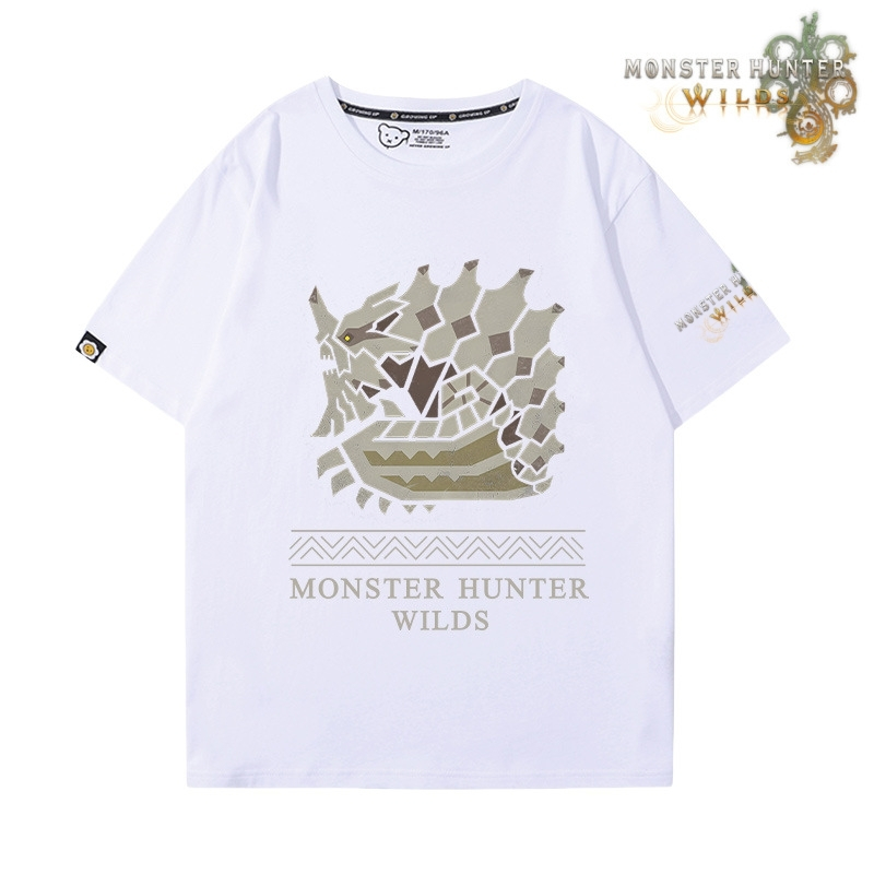 魔物獵人荒野印花短袖T恤