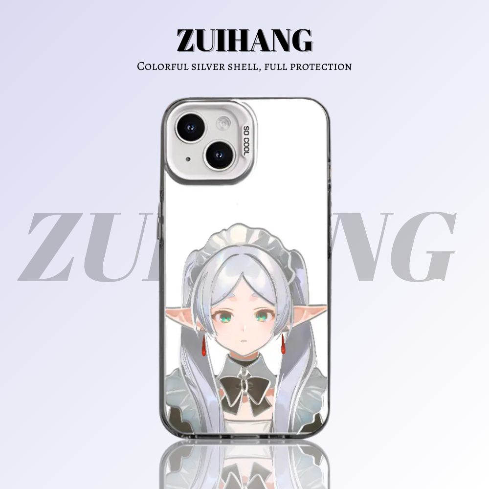 芙莉蓮彩銀線條漸變防摔手機殼-ZUIHANG SHOP