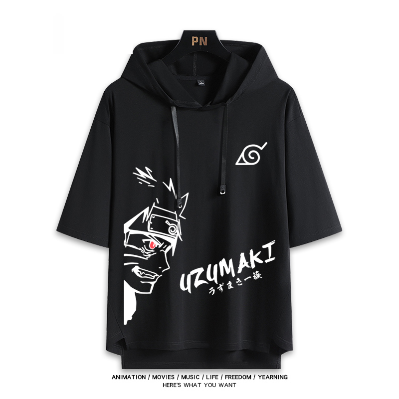 火影忍者 連帽短袖T恤