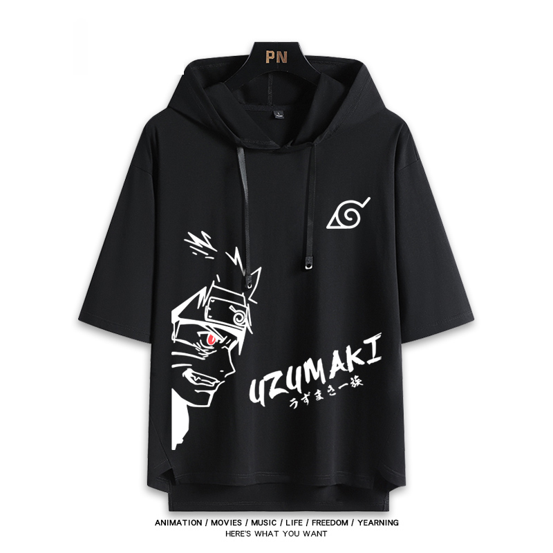 火影忍者 連帽短袖T恤