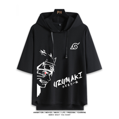 火影忍者 連帽短袖T恤