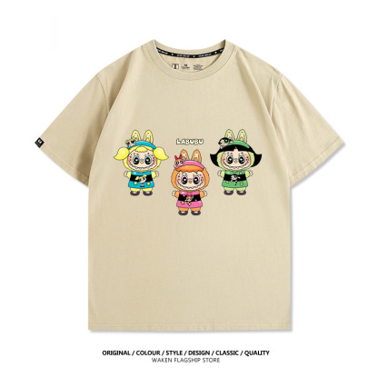 LabubuX飛天小女警 印花短袖T恤-ZUIHANG SHOP