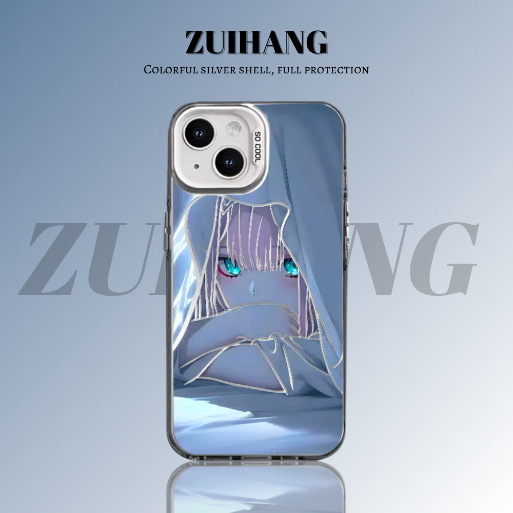 DARLING in the FRANKXX 彩銀線條漸變防摔手機殼-ZUIHANG SHOP