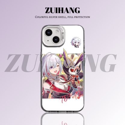 崩壞:星穹鐵道彩銀線條漸變防摔手機殼-ZUIHANG SHOP