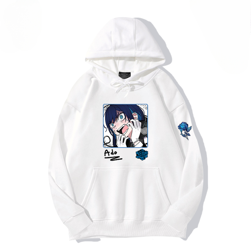 Ado歌手同人 寬鬆百搭 秋冬款 寬鬆連帽衛衣-ZUIHANG SHOP