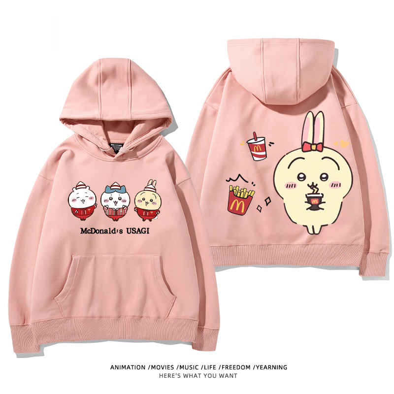 Chiikawa新款 親子情侶男女款連帽衛衣-ZUIHANG SHOP