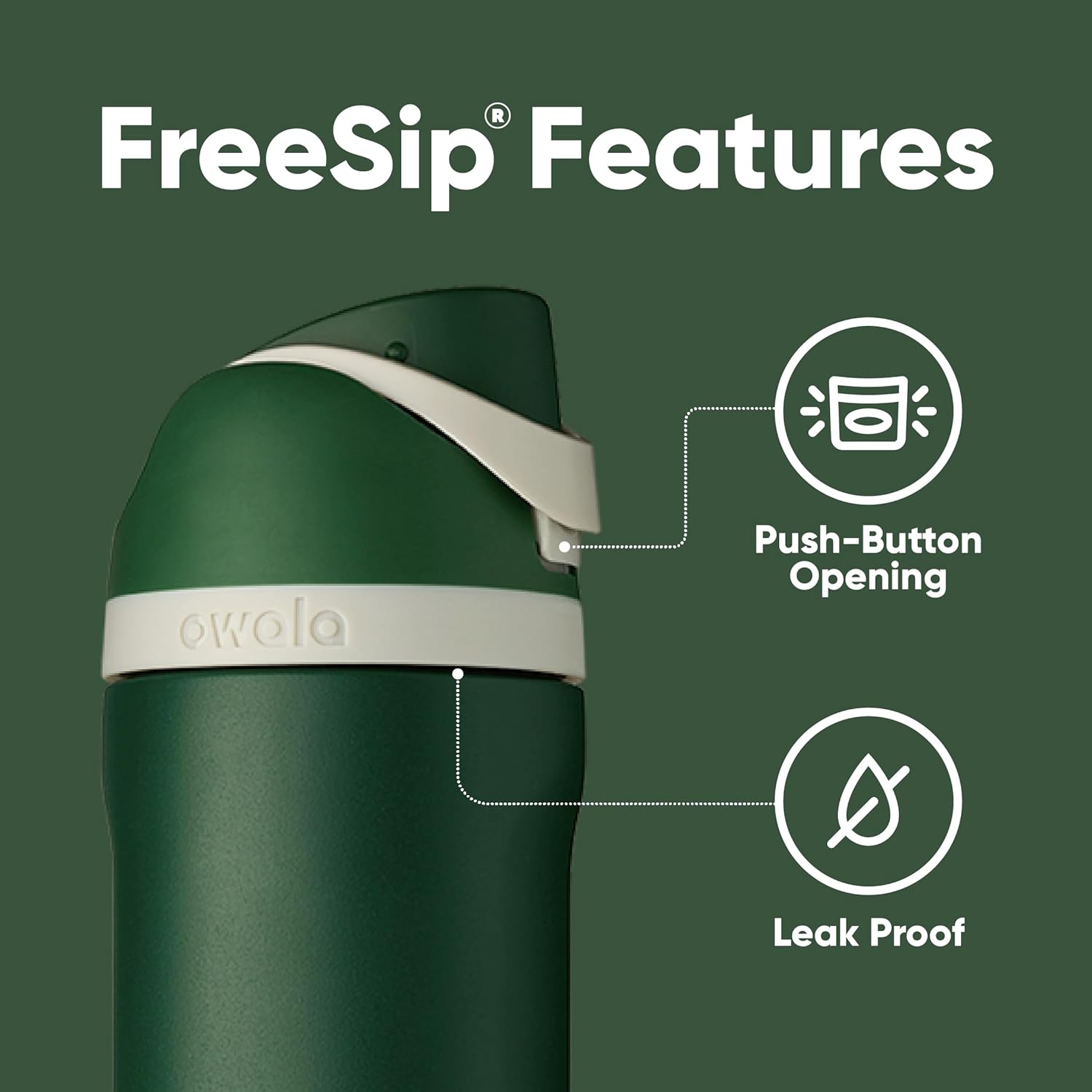 Owala 哈利波特 FreeSip 不鏽鋼水瓶 24 盎司