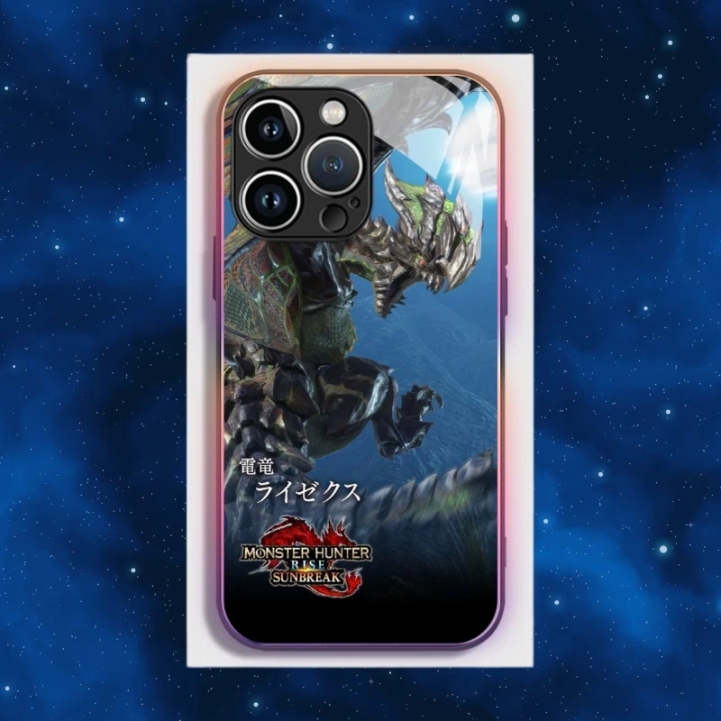 魔物獵人智能夜光玻璃手機殼