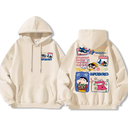 蠟筆小新新款 親子情侶男女款連帽衛衣-ZUIHANG SHOP