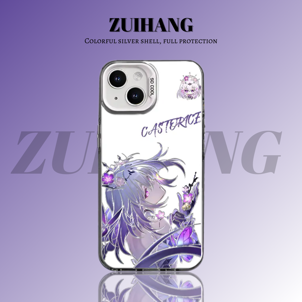 崩壞:星穹鐵道彩銀線條漸變防摔手機殼-ZUIHANG SHOP