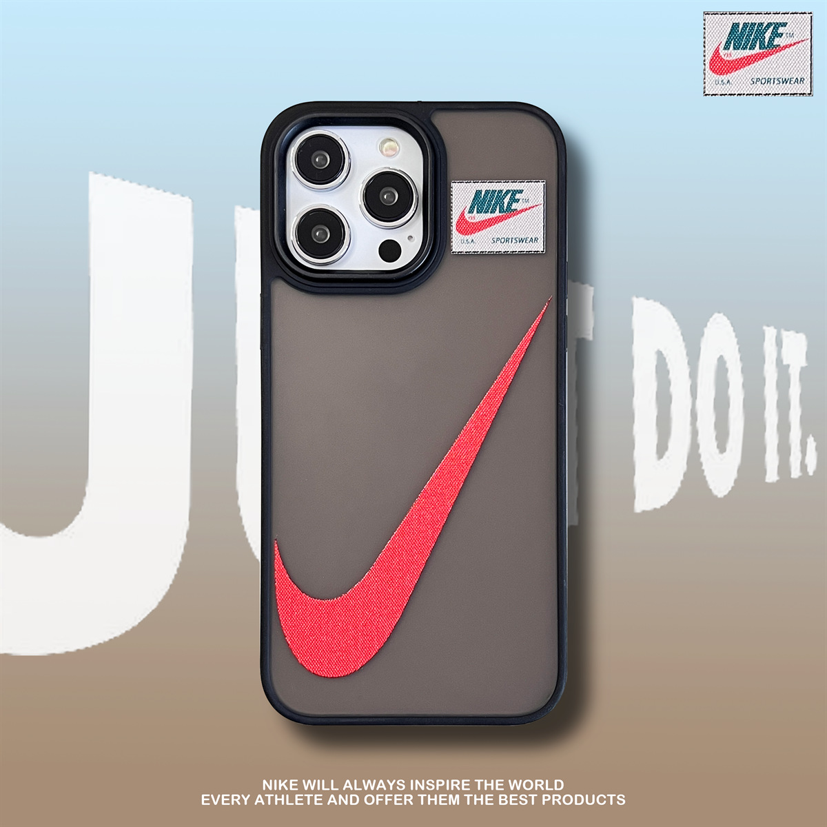 Nike潮牌膚感磨砂手機殼-ZUIHANG SHOP