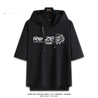 Re:Zero Emilia 連帽短袖T恤-ZUIHANG SHOP