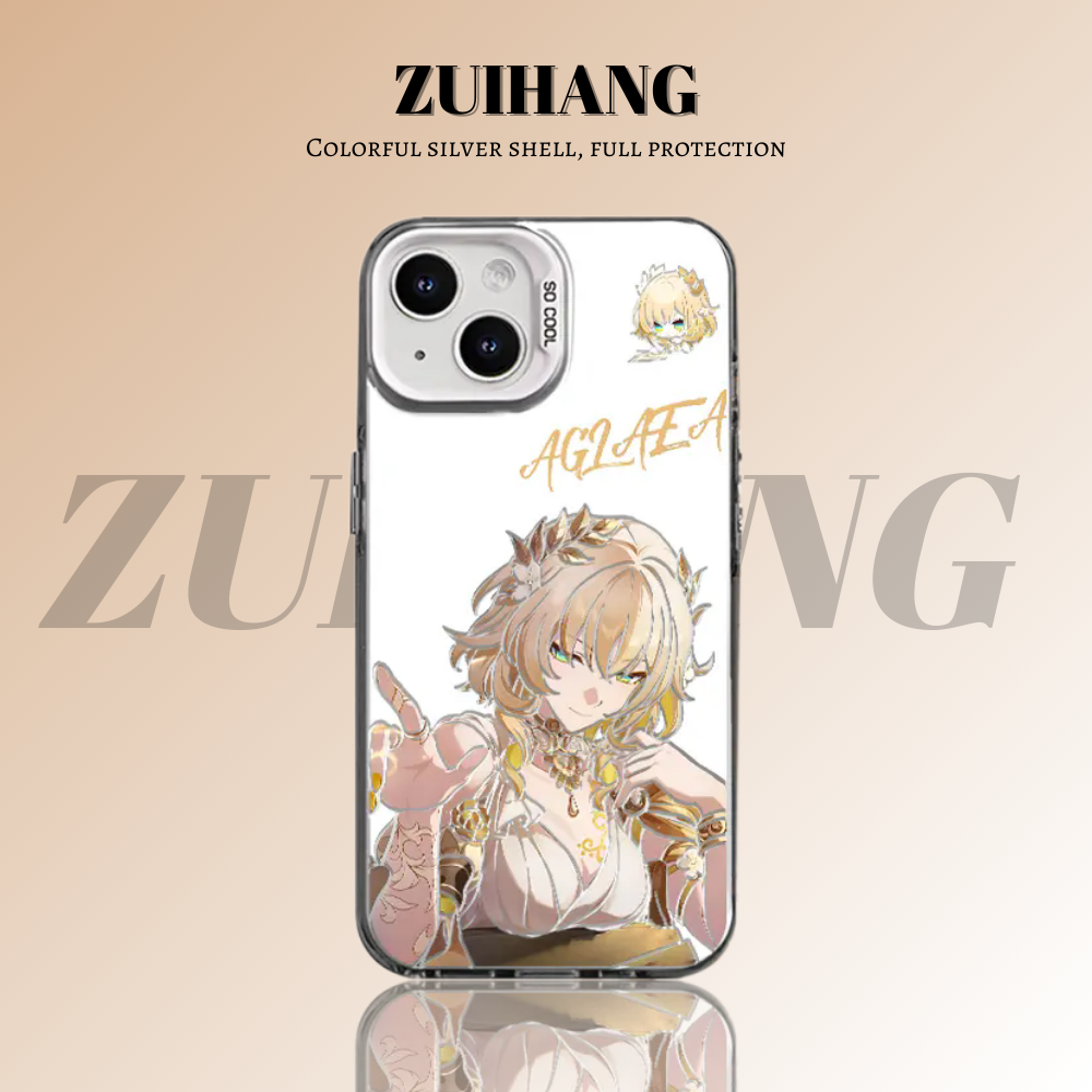 崩壞:星穹鐵道彩銀線條漸變防摔手機殼