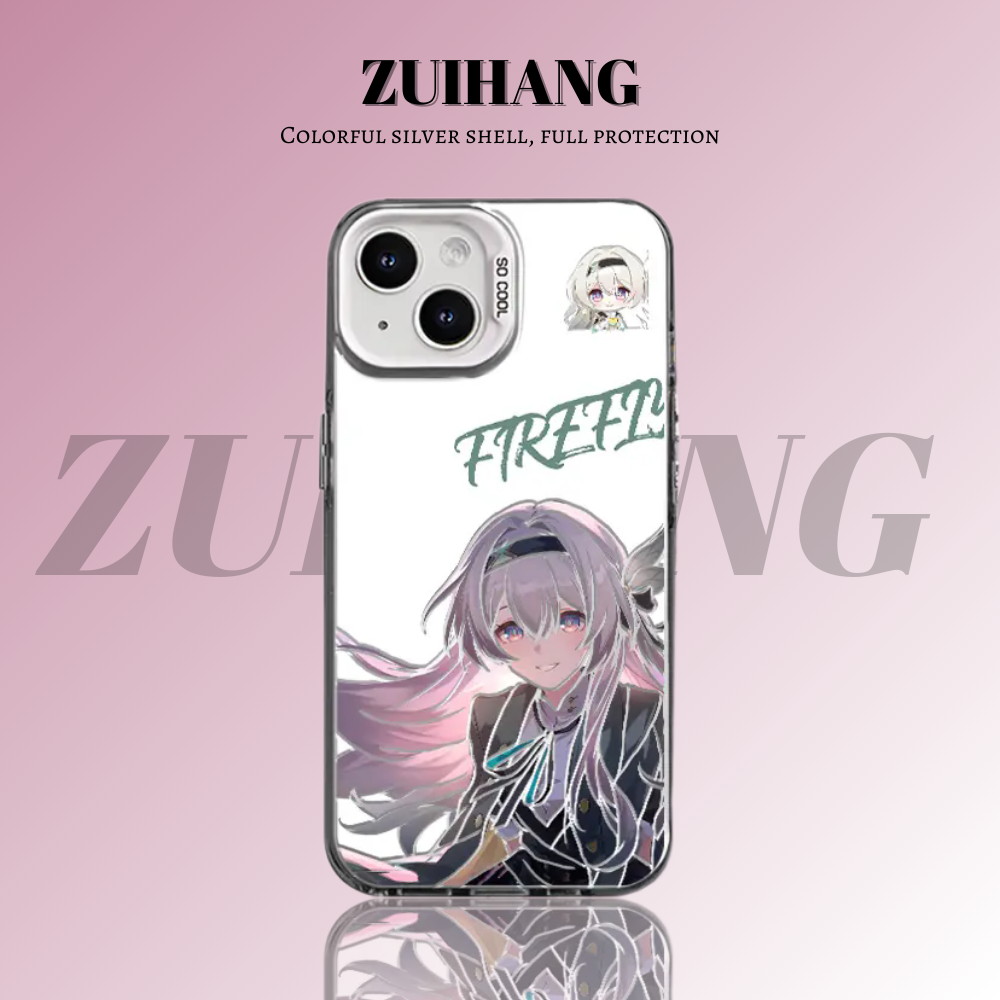 崩壞:星穹鐵道彩銀線條漸變防摔手機殼-ZUIHANG SHOP