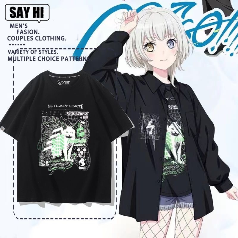 BanG Dream MyGO!!! 周邊印花短袖T恤-ZUIHANG SHOP