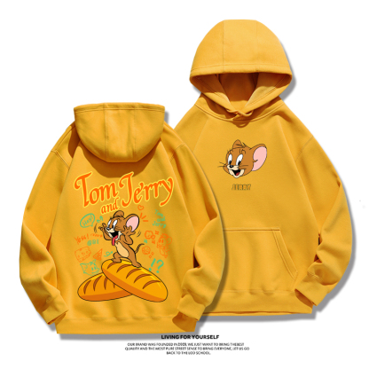 湯姆貓與傑利鼠新款 親子情侶男女款連帽衛衣-ZUIHANG SHOP