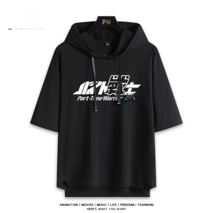 命運石之門 連帽短袖T恤-ZUIHANG SHOP