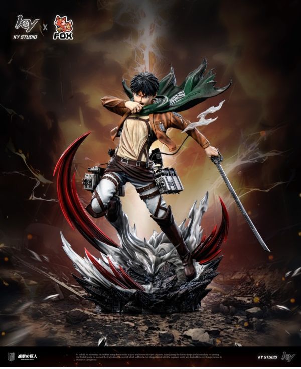 【預購】ky×fox工作室 進擊的巨人第一彈 艾倫