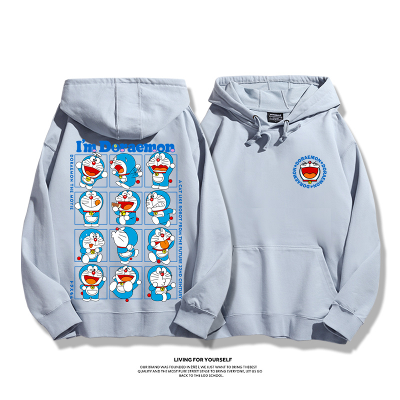 叮噹貓新款 親子情侶男女款連帽衛衣-ZUIHANG SHOP