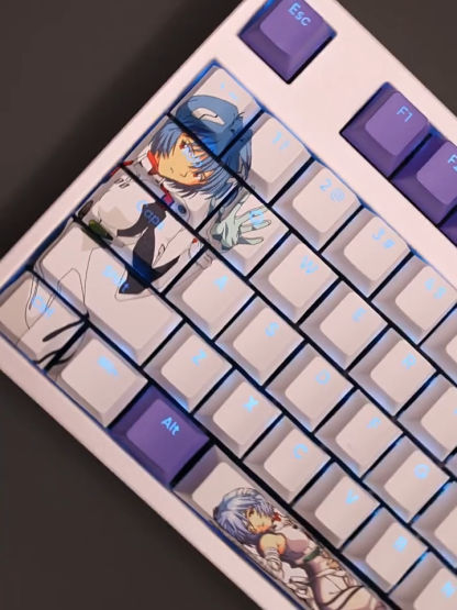 綾波麗透光RGB108鍵標準配列衛星軸鍵帽