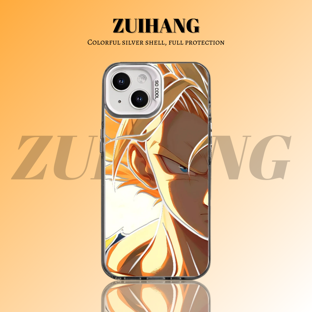 七龍珠彩銀線條漸變防摔手機殼-ZUIHANG SHOP