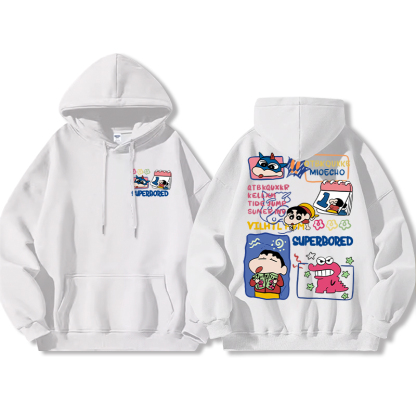 蠟筆小新新款 親子情侶男女款連帽衛衣-ZUIHANG SHOP