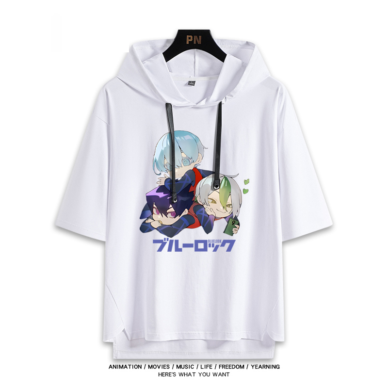 藍色監獄 連帽短袖T恤-ZUIHANG SHOP