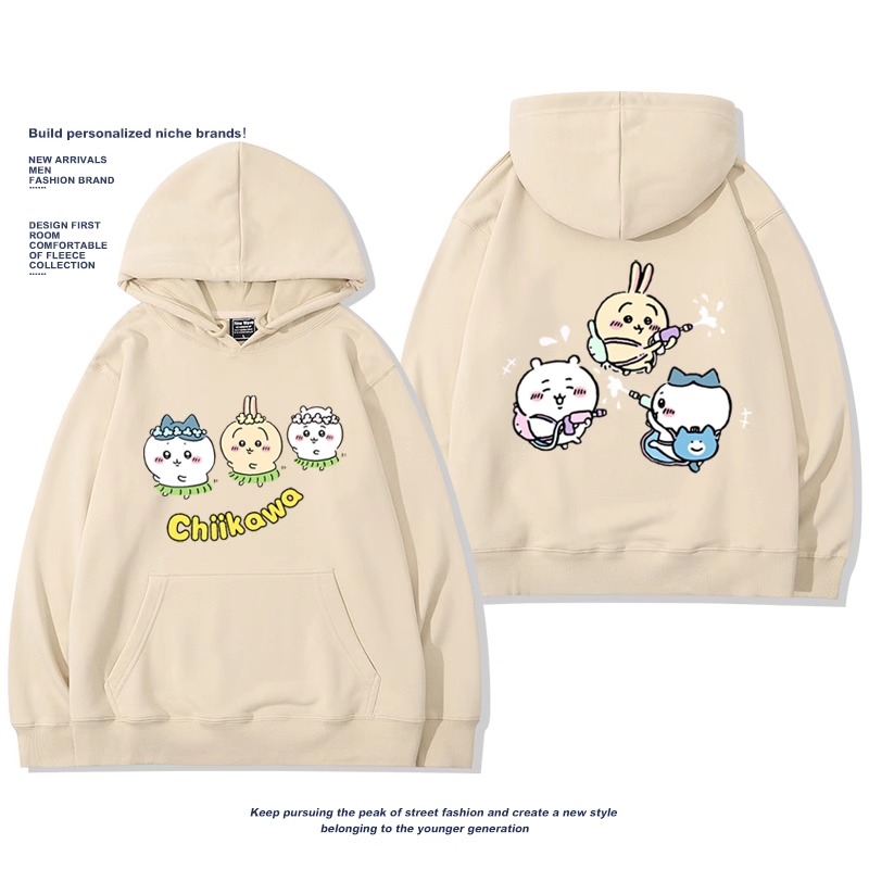 Chiikawa新款 親子情侶男女款連帽衛衣-ZUIHANG SHOP