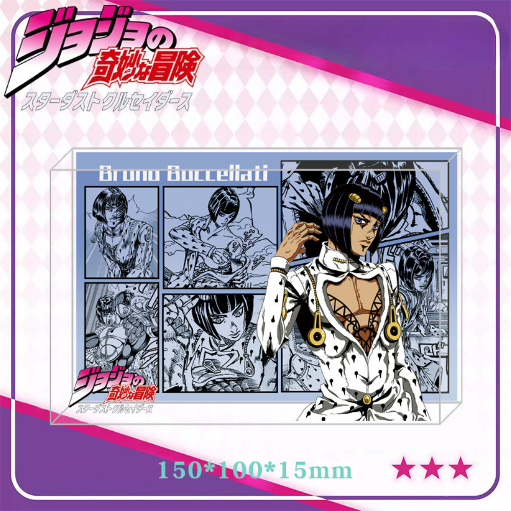 JoJo的奇妙冒險透光水晶磚 附贈發光底座